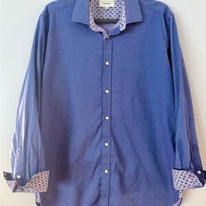EUC Ted Baker Euro-Chic Button Down Shirt with Flip Cuffs